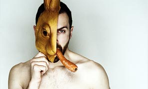 Photographer Sylvain Norget's Naked Rabbit Project