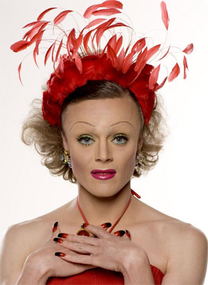 Drag Queen Tammie Brown with an IE