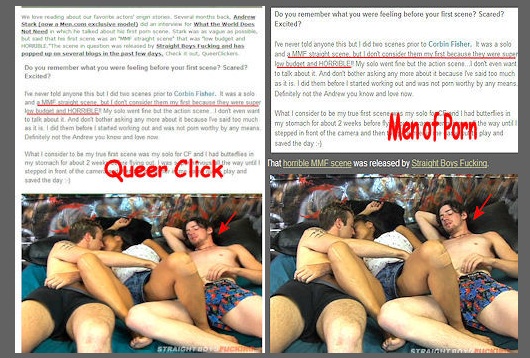 Arrow Porn - Fight! Men Of Porn Accuses Queer Click Of Plagiarizing Little Red Arrow