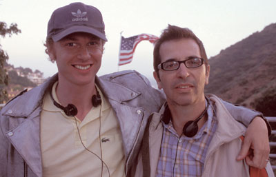 Wash West and Richard Glatzer in 2001. Photo: Filmmaker Magazine
