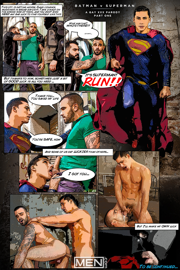 Gay superman comic porn