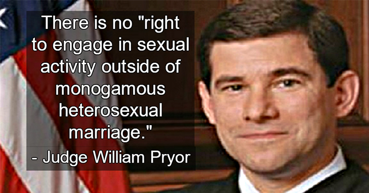 justice bill pryors gay past