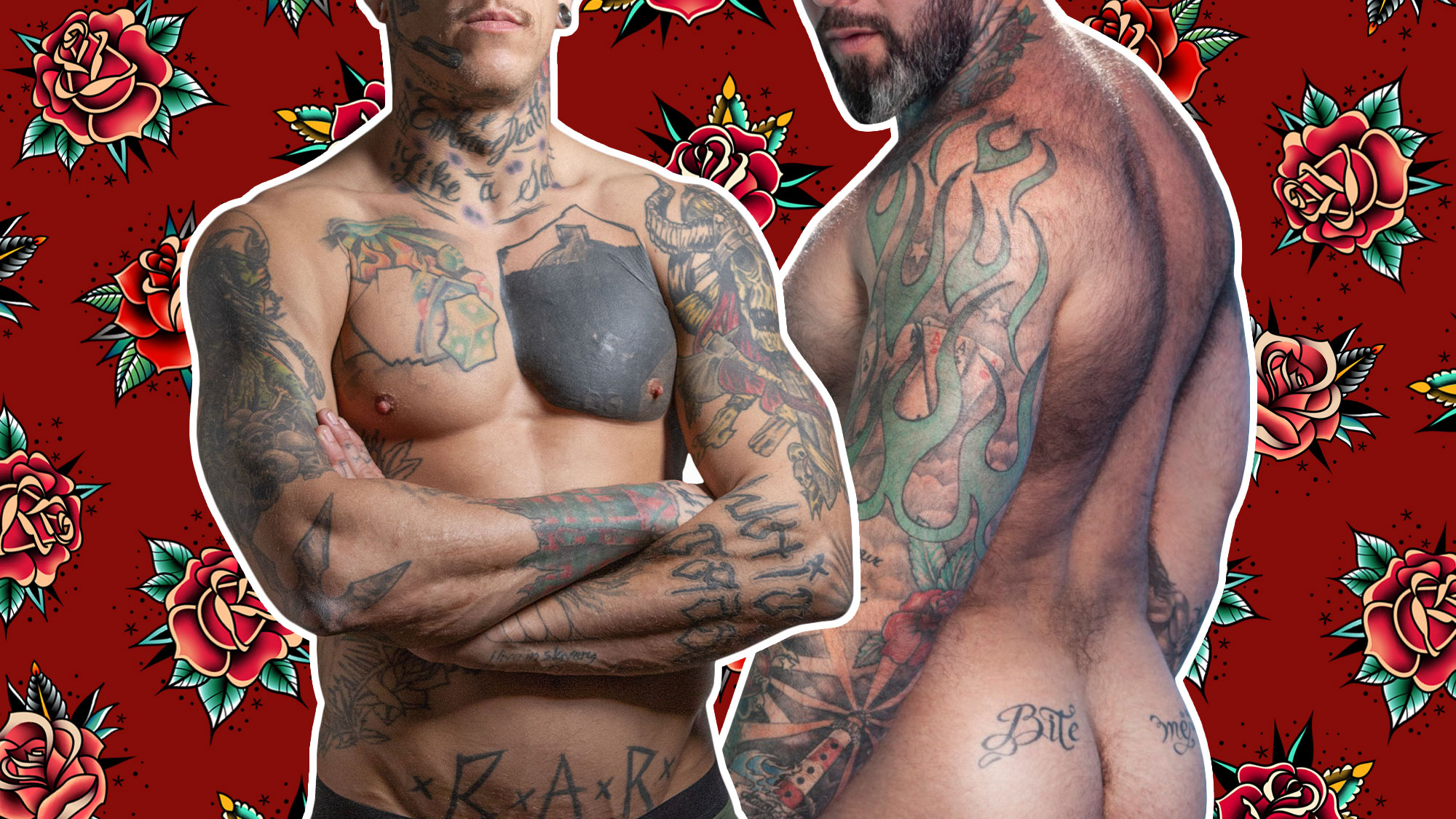 2000px x 1125px - Tattoo Male Pornstars | Gay Fetish XXX