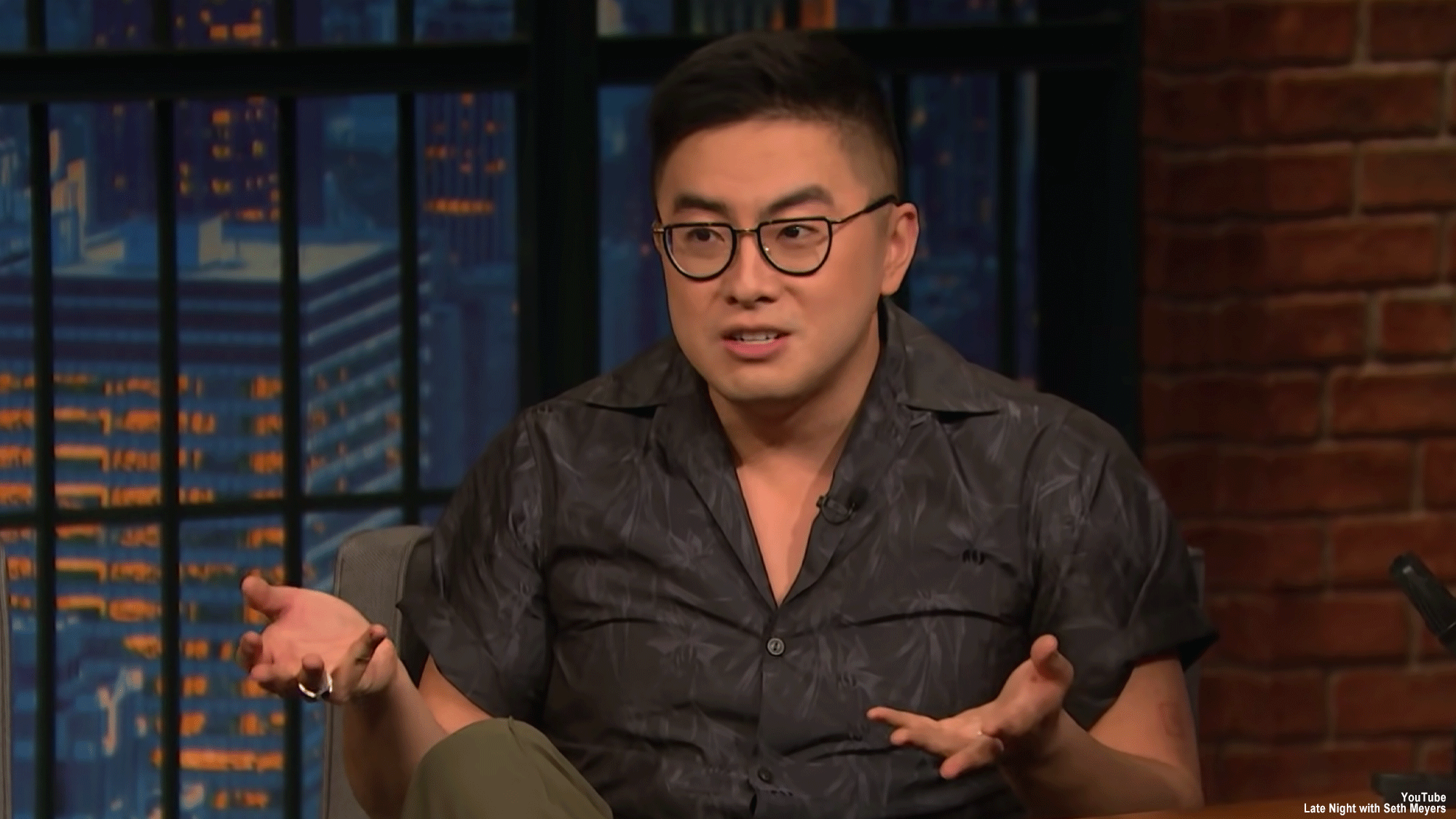 Get A Look At Snl S Bowen Yang In A Crotchless Mesh Singlet
