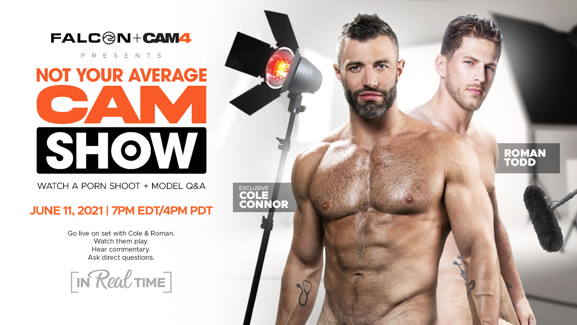 Watch Cole Connor & Roman Todd Perform in the Falcon & CAM4 Live Broadcast  Series! - TheSword.com