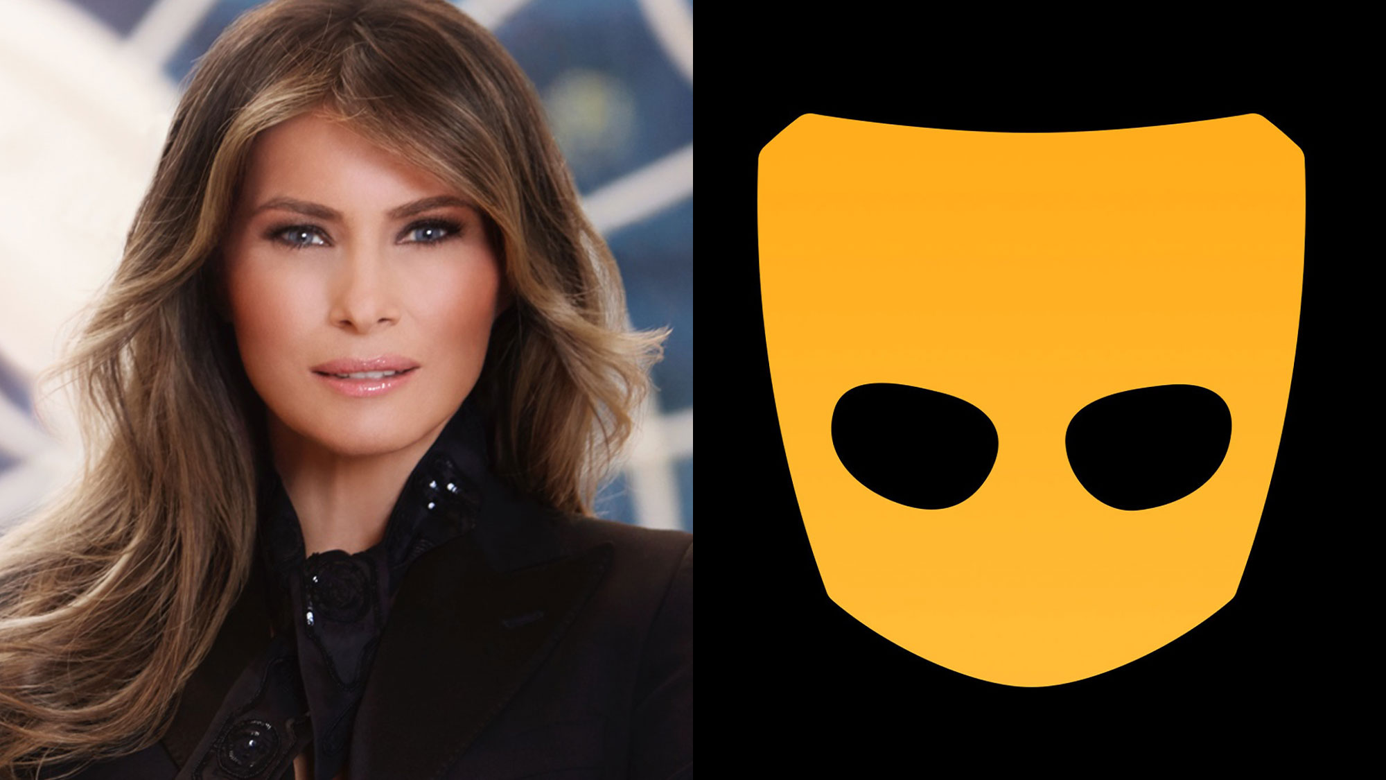 Melania Trump, Grindr