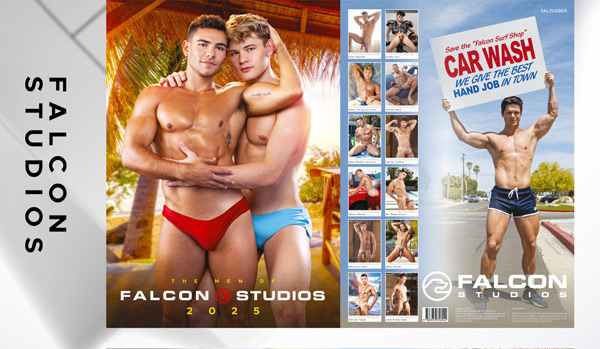 2025 calendar from Falcon Studios.