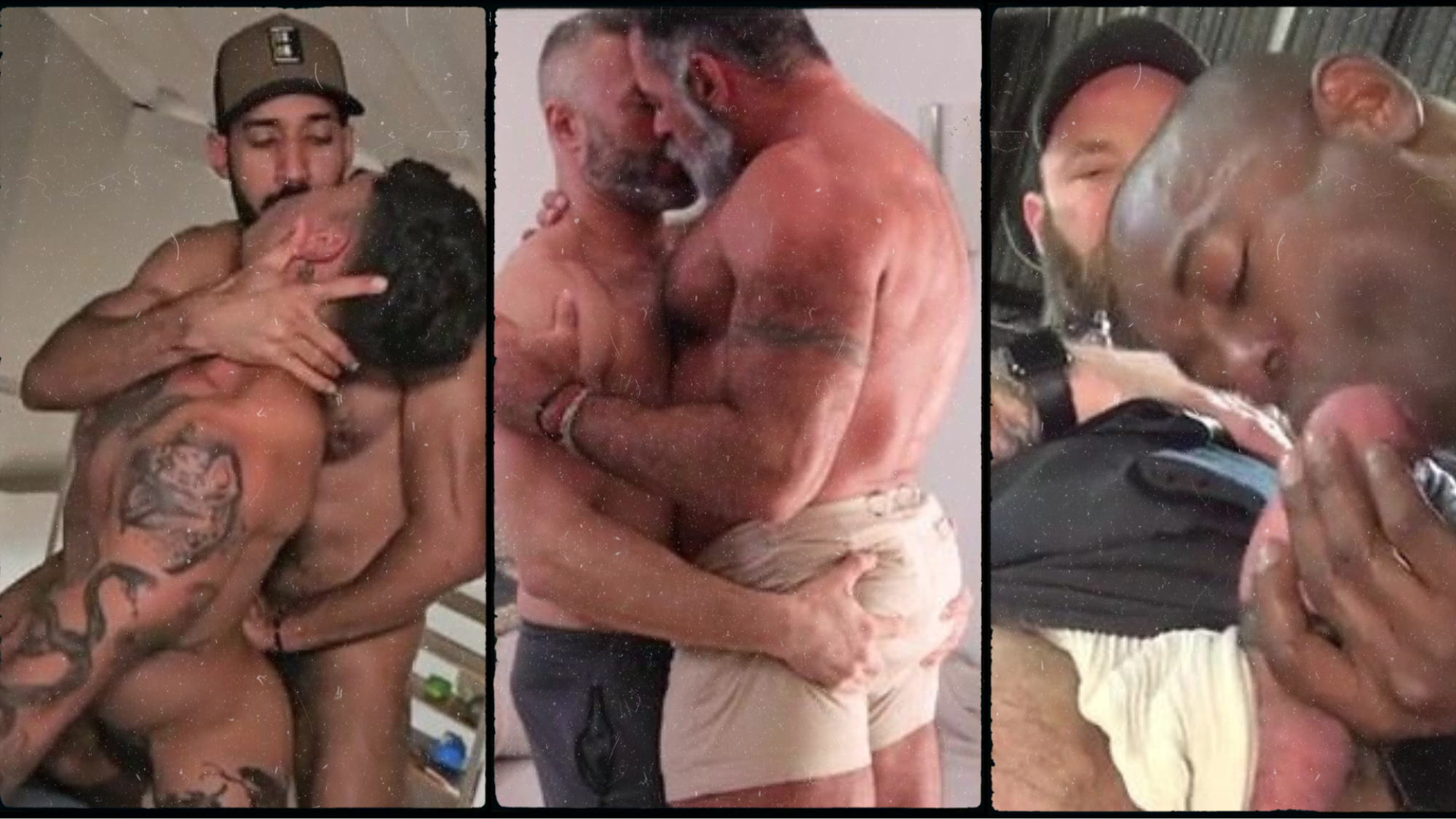 Scenes from the top most viewed gay daddy porn on NakedSword.